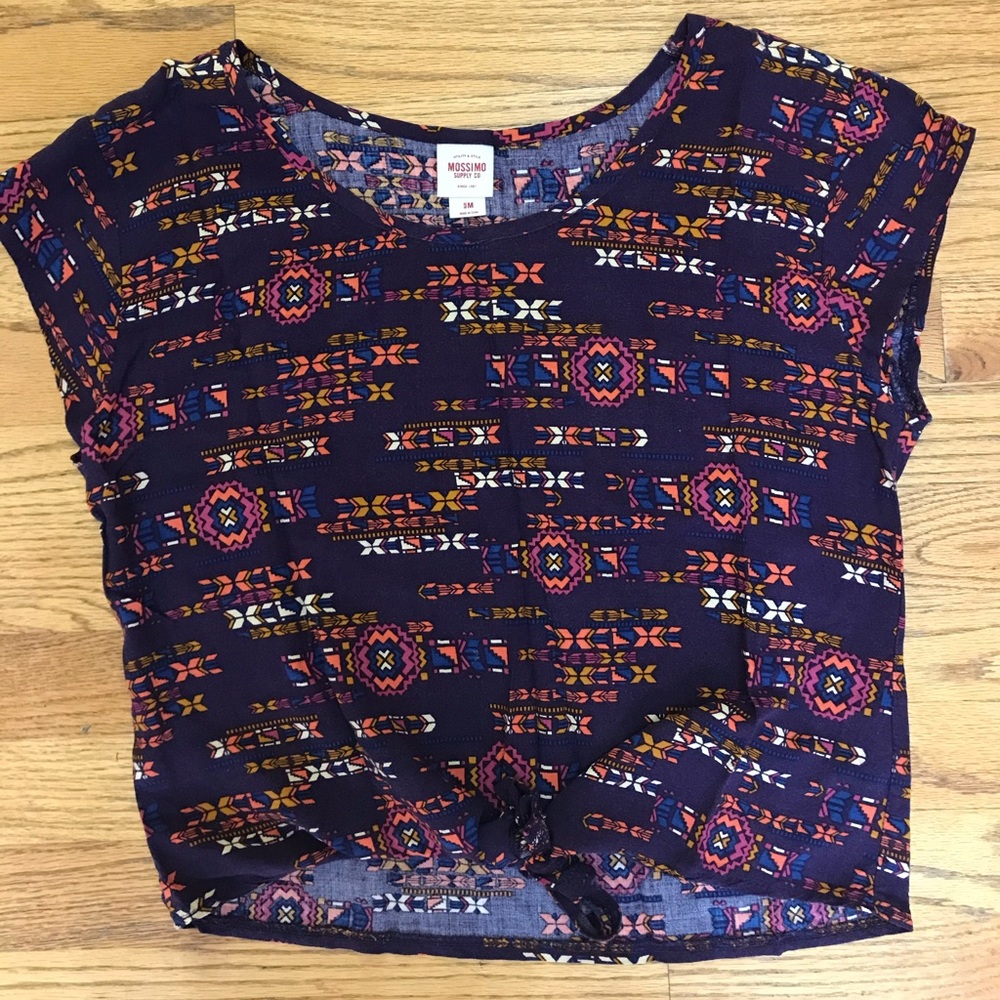 Tie front top
